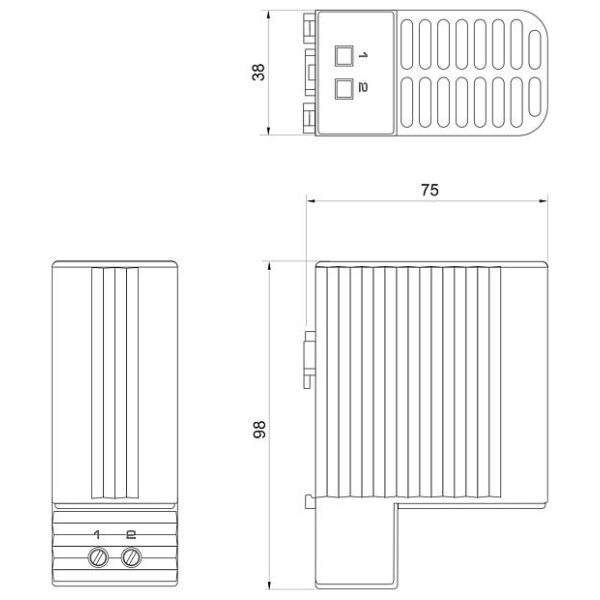 06030.0-00 MINIRISCALDATORE ANTICONDENSA A SEMICONDUTTORE - immagine 2
