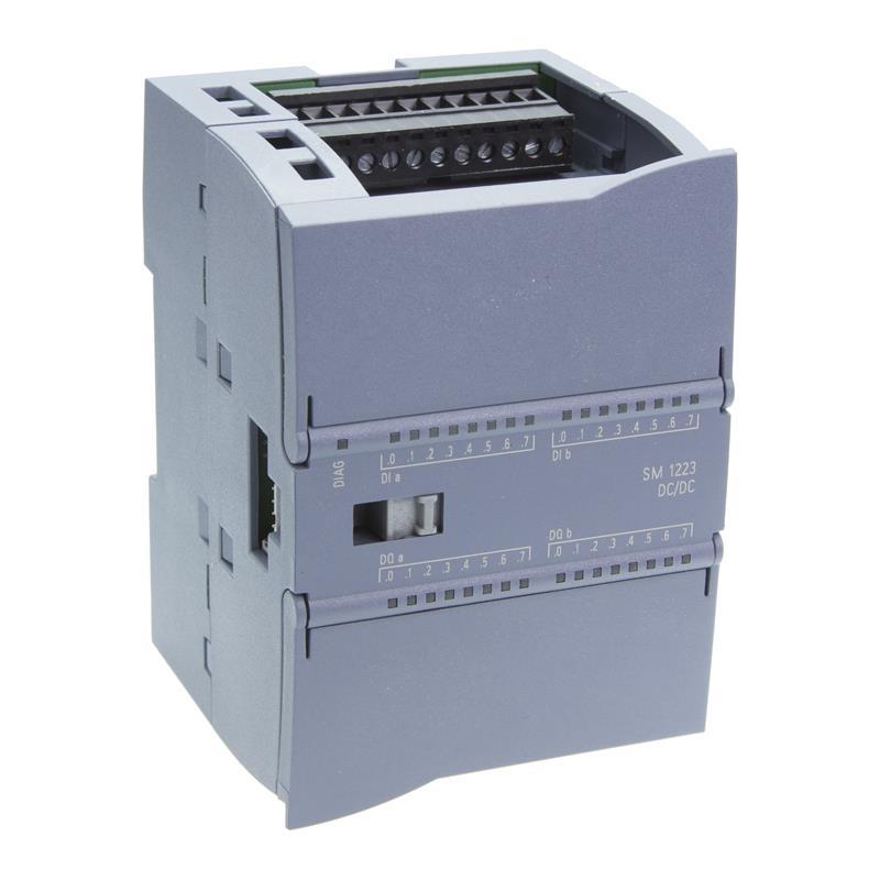6ES7223-1BL32-0XB0  SIMATIC S7-1200, I/O digitali SM 1223, 16DI/16DO, 16DI DC 24V, Sink/Source, 16DO, Transistor 0,5A