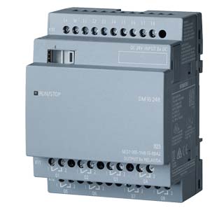 6ED1055-1NB10-0BA2 LOGO! Modulo di espansione DM16 24R, PS / I / O: 24 V DC / 24 V DC / relè, 8 DI / 8 DO, 4 MW per LOGO! 8