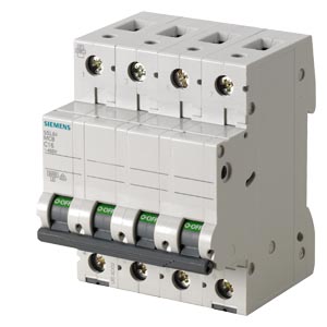5SL6416-7BB Interruttore magnetotermico 400V 6kA, a 4 poli C, 16A esecuzione Italia
