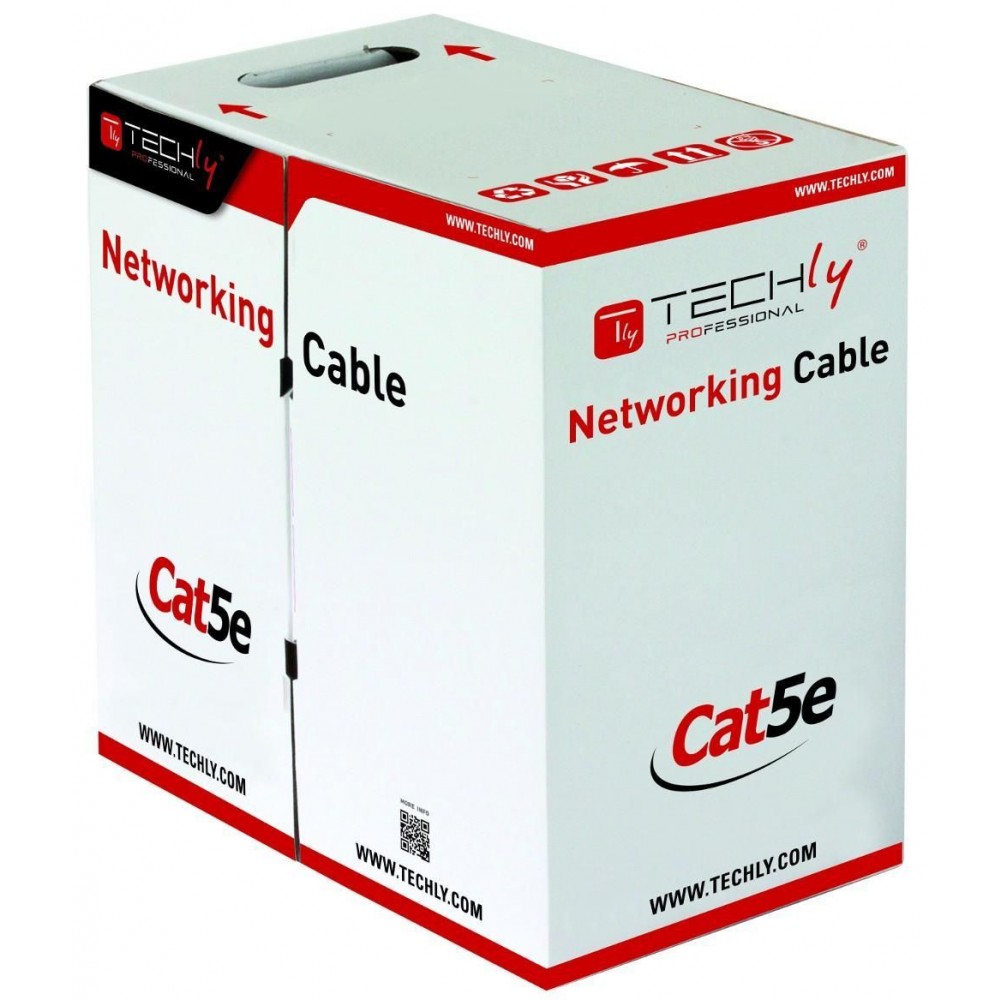ITP7-UTP-IC-CCA Matassa U/UTP Cavo Cat.5E CCA 305m Rigido Grigio