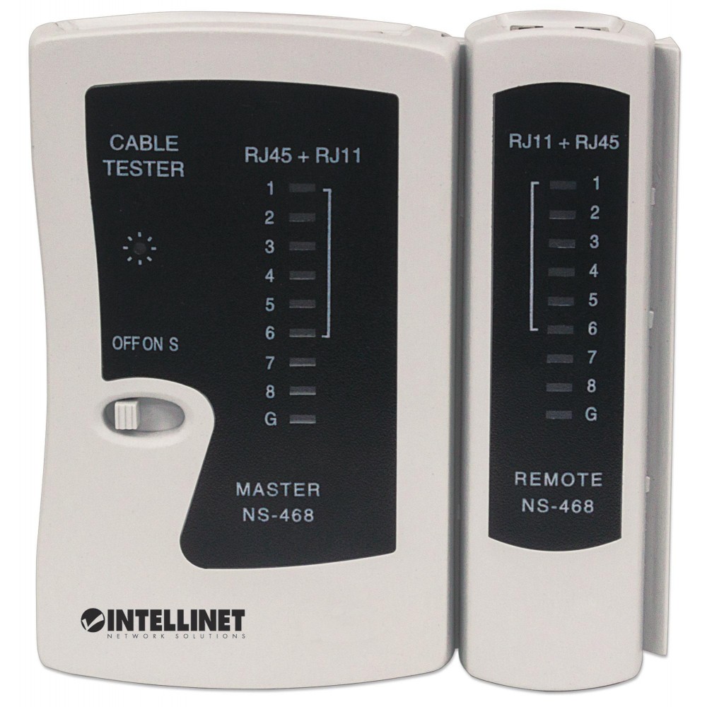 I-CT PRO-LAN2 Tester di Rete per Cavi RJ11/12 & RJ45